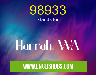98933 means Harrah, WA 98933