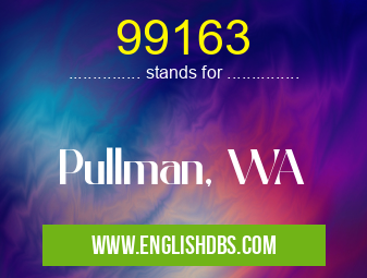 99163 means Pullman, WA 99163