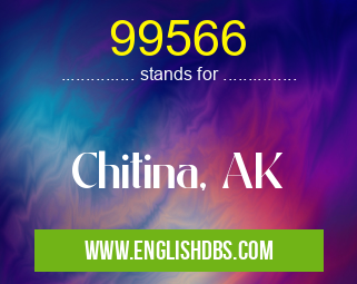 99566 means Chitina, AK 99566