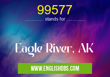 99577 means Eagle River, AK 99577