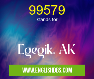 99579 means Egegik, AK 99579