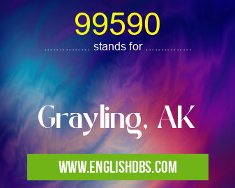 99590 means Grayling, AK 99590