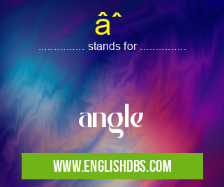 ∠means angle âˆÂ