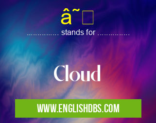 ☠means Cloud â˜