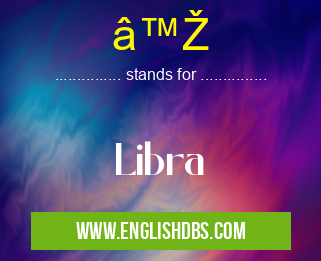 ♎ means Libra ♎
