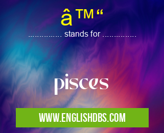 ♓ means pisces ♓
