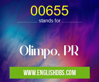 00655 means Olimpo, PR 00655