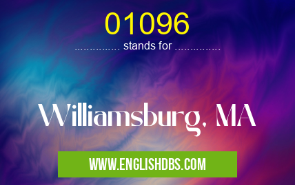 01096 means Williamsburg, MA 01096
