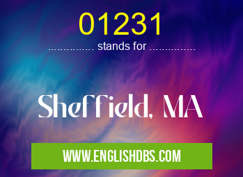 01231 means Sheffield, MA 01231