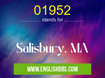 01952 means Salisbury, MA 01952