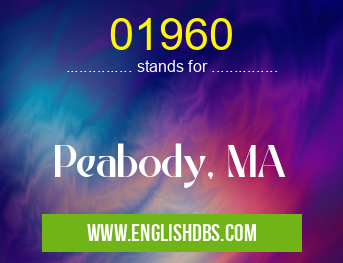 01960 means Peabody, MA 01960