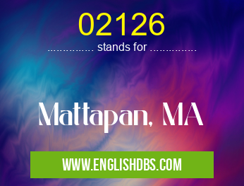 02126 means Mattapan, MA 02126
