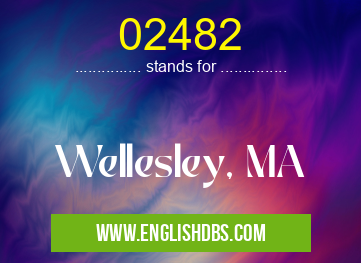 02482 means Wellesley, MA 02482