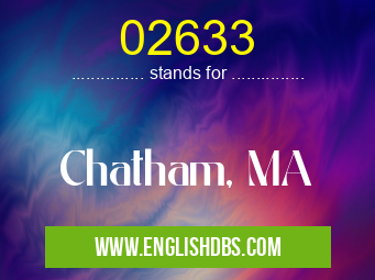 02633 means Chatham, MA 02633