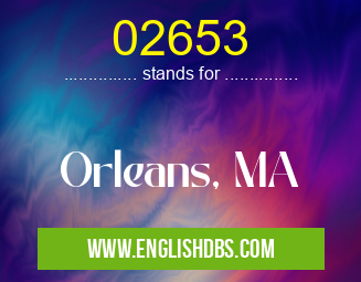 02653 means Orleans, MA 02653