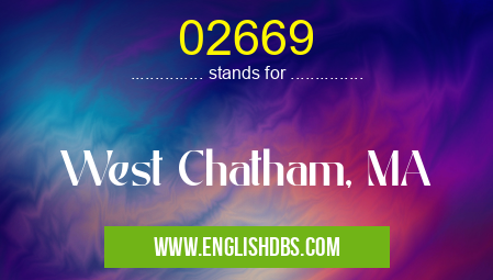 02669 means West Chatham, MA 02669