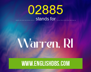 02885 means Warren, RI 02885