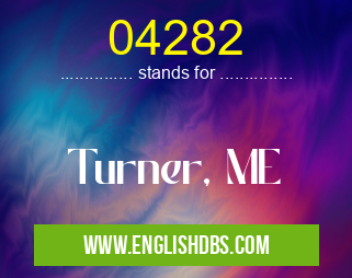 04282 means Turner, ME 04282