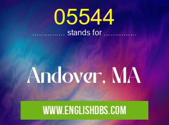 05544 means Andover, MA 05544