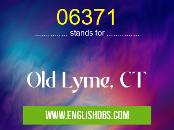 06371 means Old Lyme, CT 06371