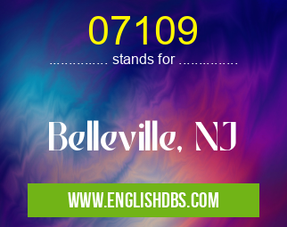 07109 means Belleville, NJ 07109