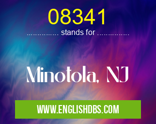 08341 means Minotola, NJ 08341