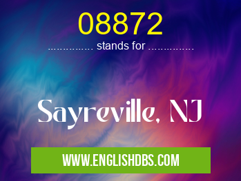 08872 means Sayreville, NJ 08872