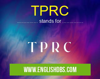 TPRC means T P R C TPRC
