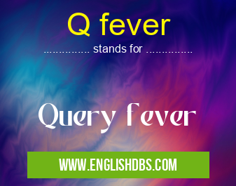 Q fever
