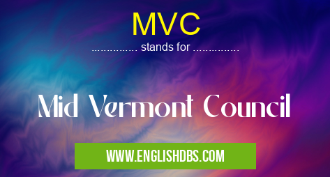 MVC means Mid Vermont Council MVC