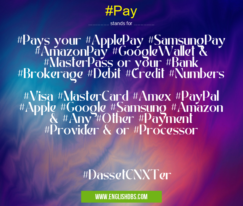 #Pay