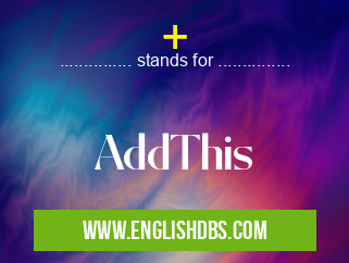 + means AddThis +