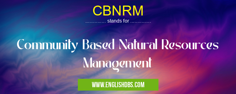 CBNRM