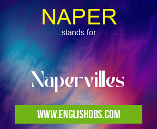 NAPER means Napervilles NAPER