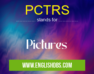 PCTRS means Pictures PCTRS